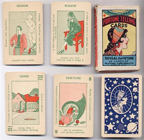 Vintage Gypsy Fortune Teller Card