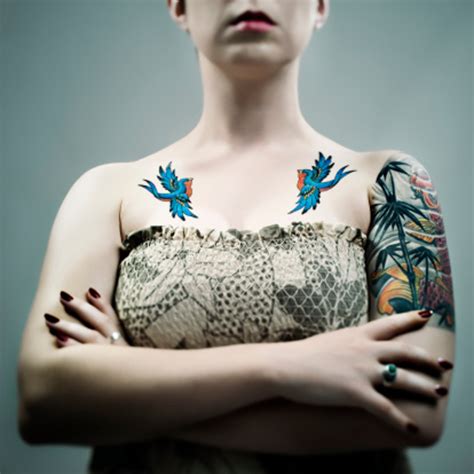 The Most Common Places Males And Females Have Tattoos