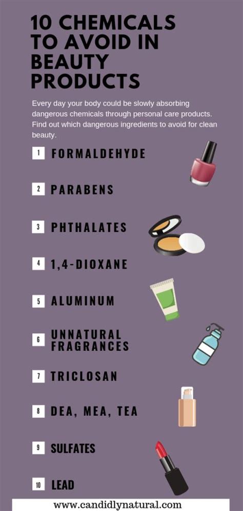 Top 10 Ingredients To Avoid In Beauty Products Natural Skin Health