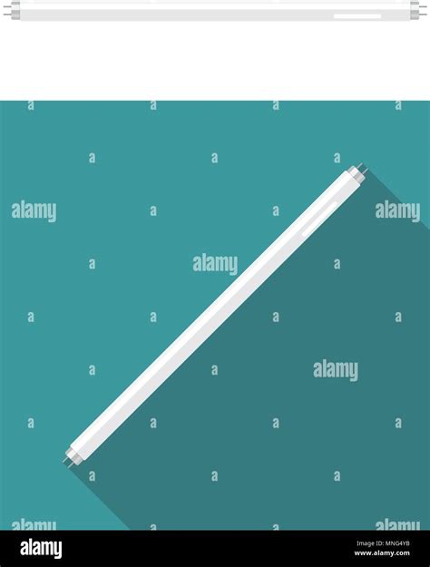 Fluorescent Tube Lamp Vector Illustration Stock Vector Image And Art Alamy