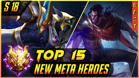 15 New Meta Heroes Mobile Legends 2020 Mobile Legends Tier List Youtube