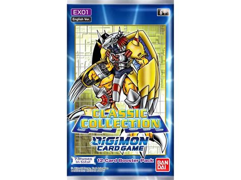 Jogo De Cartas Bandai Digimon Classic Collection Ex 01 Idade Minima 6