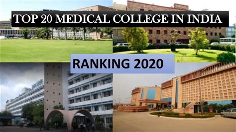 top 20 medical college of india i ranking 2020 nirf 👨‍⚕👩‍⚕ youtube