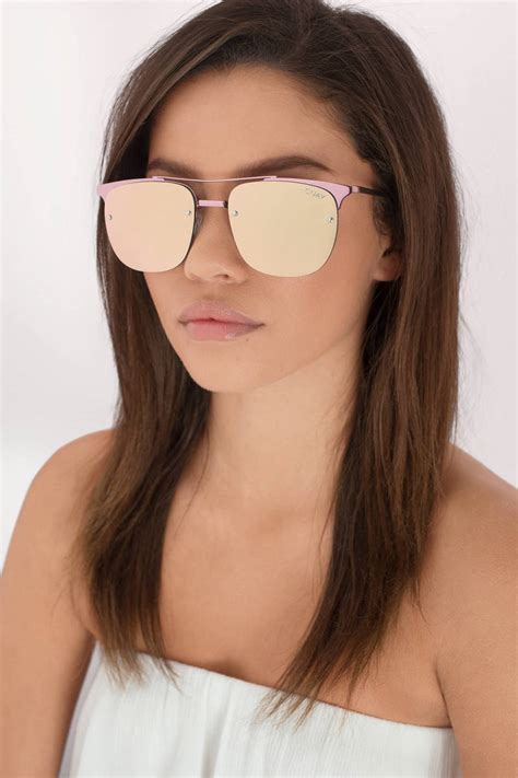 Quay Pink Mirror Sunglasses Pink Sunglasses Quay Sunglasses 24