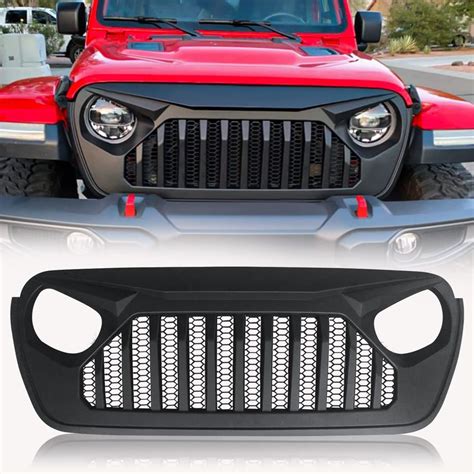 Buy Extreme Off Road Jl Front Grill With Mesh Grille Cover For 2018