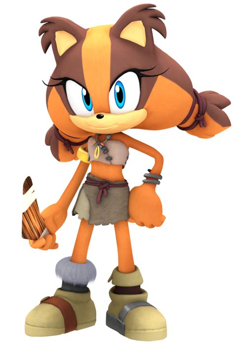 An Orange And White Cartoon Character Holding A Paintbrush In One Hand And A Brush In The Other