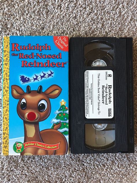 Rudolph The Red Nosed Reindeer Vhs 1992 Golden Book Video A