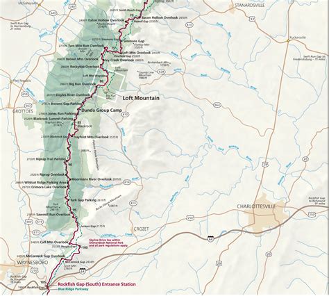 Maps Shenandoah National Park Us National Park Service