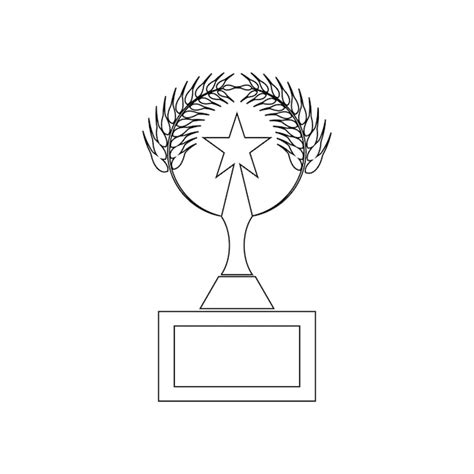 Premium Vector Trophy Cup Vector Icon