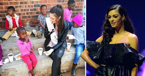 Miss South Africa Defends Wearing Gloves To Meet Orphans With Hiv At