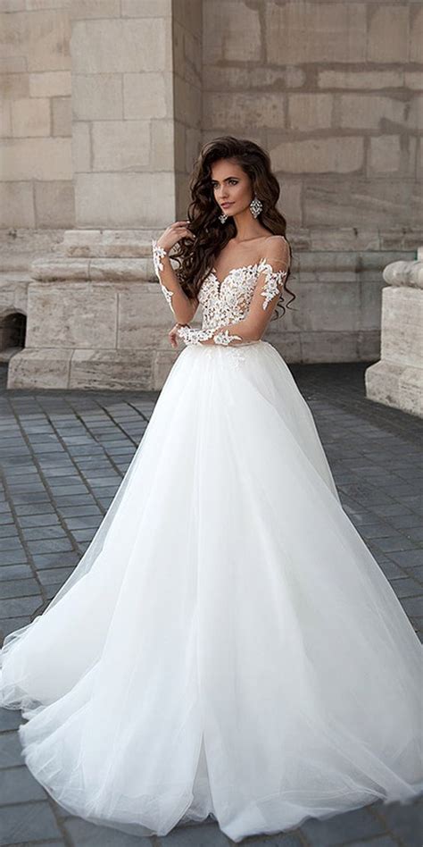 Lace elevates a wedding dress into a gown that is something truly magical and memorable. 50 Beautiful Lace Wedding Dresses To Die For | Deer Pearl ...