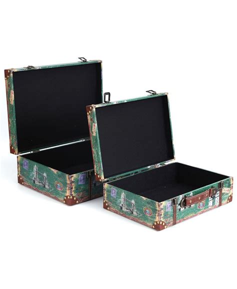 Vintiquewise Vintage Like Style European Luggage Suitcase Set Of 2