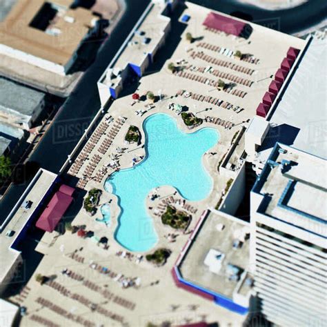 Aerial View Of Swimming Pool Stock Photo Dissolve