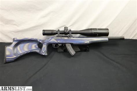 Armslist For Sale Kidd Ruger1022 Blue Stock With A 6 24 Sniper Scope