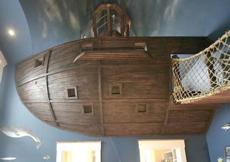 It's every kid's dream to have an amazing bedroom, but what this dad did blew my mind. Pirate Ship Bedroom | Spicytec