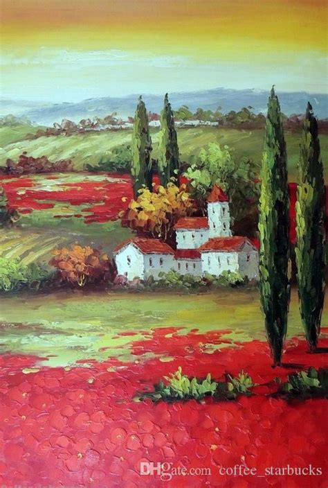 Tuscan Oil Painting Canvas At Explore Collection