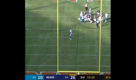 Bears K Cody Parkey Hit The Upright On Four Missed Field Goal Attempts