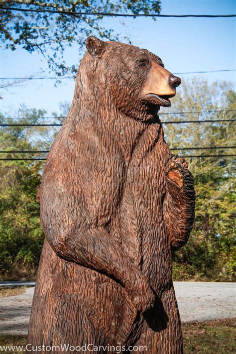 Bear Carving Wood Bear Carving Bear Sculptures