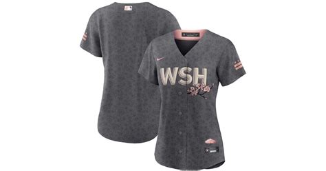 Nike Gray Washington Nationals City Connect Replica Team Jersey Lyst