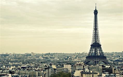 Torre Eiffel París Edificios De Escritorio De Escritorio Wallpaper