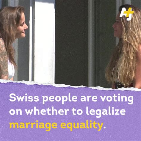 Switzerland To Vote On Lgbtq Marriage And Adoption Switzerland Voted To Legalize Same Sex