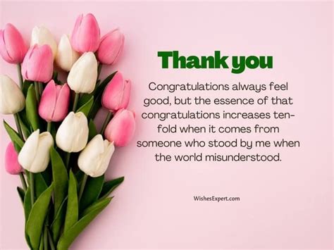 15 Ways To Say Thank You For The Congratulations
