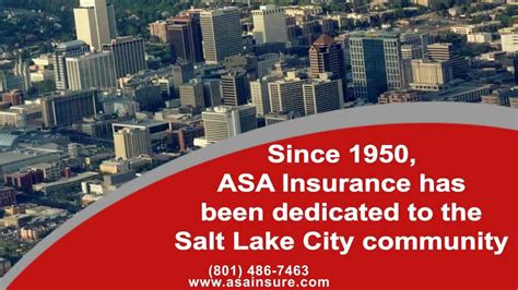Cities to determine the average driver's likelihood of being in a collision compared to the national average of once every 10.57 years. Insurance Salt Lake City, UT - 801-486-7463 - ASA Insurance Seguros - YouTube