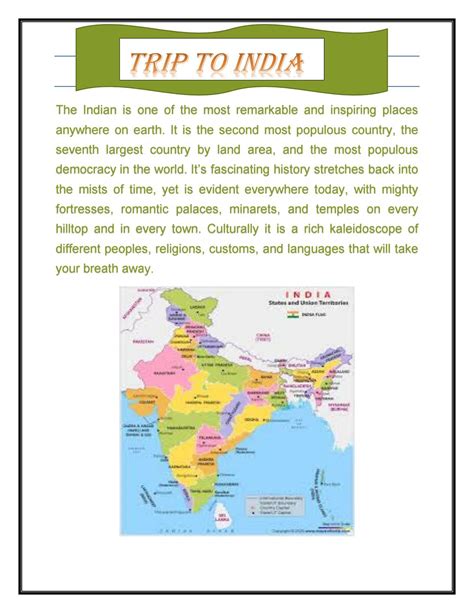 Brochure About India Trip By Mithilreddy Issuu