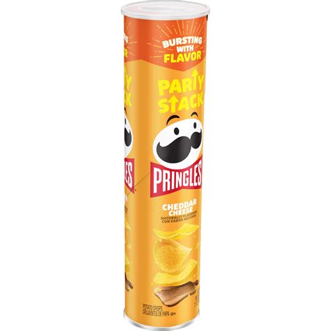 Pringles Party Stack Cheddar Cheese Crisps Smartlabel