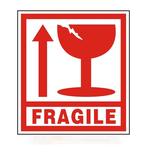 500 Pieces Fragile Sticker 105cm95cm Shopee Malaysia