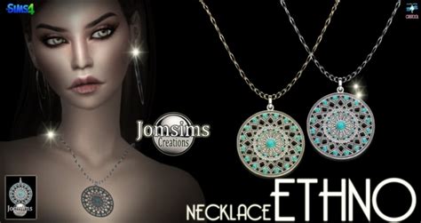 Ethno Necklace At Jomsims Creations Sims 4 Updates