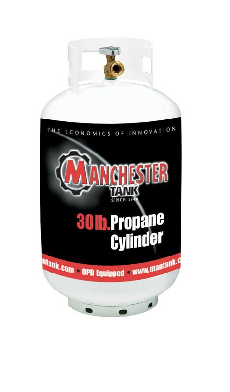 The dangers of propane as a forklift fuel. 30 lb (7 gallon) Manchester Propane Tank without Gauge ...