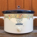5 QT Vintage Rival Crock Pot Fruit | Vintage Crockpot Crock-Pot 3355 ...