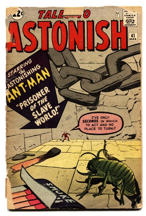 Tales To Astonish 41 Comic Book Ant Man Kirby Marvel 1962 1963