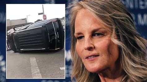 helen hunt rushed to hospital after a terrifying car crash the courier mail