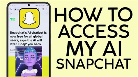 How To Access My AI Chatbot On Snapchat FREE Snapchat Plus Not