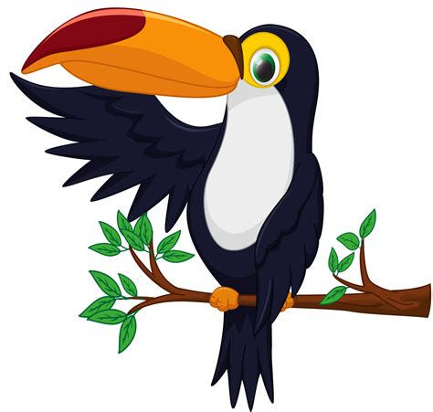 Toucan Bird Cartoon Cute Toucan Bird Cartoon Royalty Free Vector Image