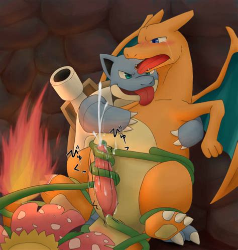 Rule 34 Artist Request Blastoise Charizard Gay Nintendo Pokémon