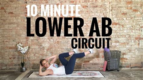 10 Minute Lower Ab Circuit No Equipment Needed Body Weight Only 10