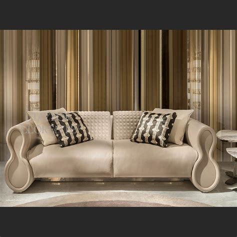 Luxury Quilted Leather Sofa Taylor Llorente Furniture