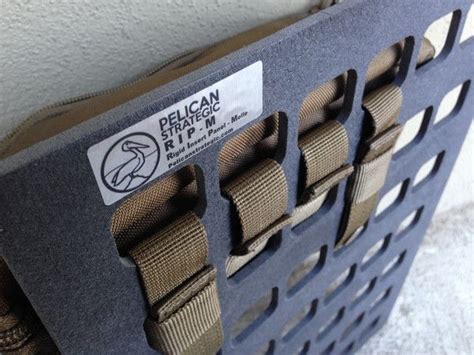 Rigid Molle Panel From Use For Range Bag Seat Back Vehicle Mount
