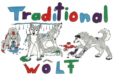 Traditional Wolf By Mayawolf13 By Bluespiritwolf6 On Deviantart