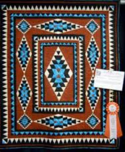 Cherokee Pattern Awesome Color Combo Native American Quilt Southwest