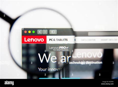 Los Angeles California Usa 5 March 2019 Lenovo Group Website