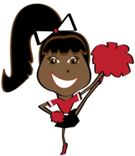 Download High Quality Cheerleader Clipart Black Transparent Png Images