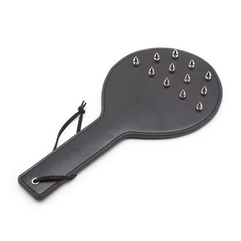 Bdsm Sex Soft Leather Spanking Paddle With Nail Adult Sex Product For
