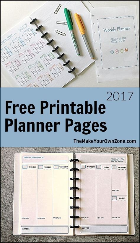 Free Printable Organizer 2017 Free Printable