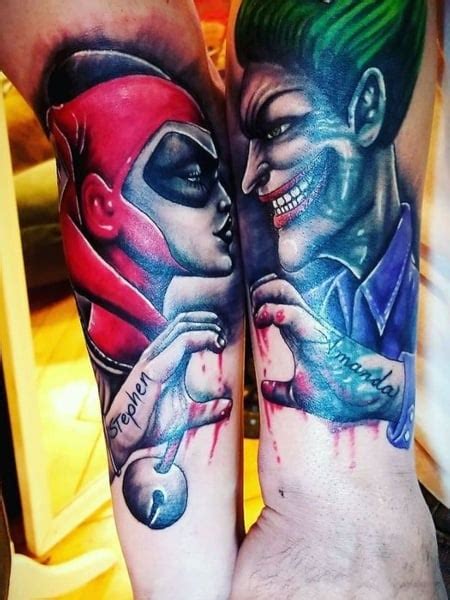 Details More Than 81 Joker And Harley Quinn Tattoo Designs In Eteachers