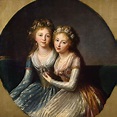 Alexandra and Elena Pavlovna of Russia by E.Vigee-Lebrun (1796 ...