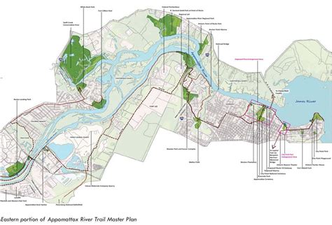 Eastern Portion Of Appomattox River Trail Master Plan